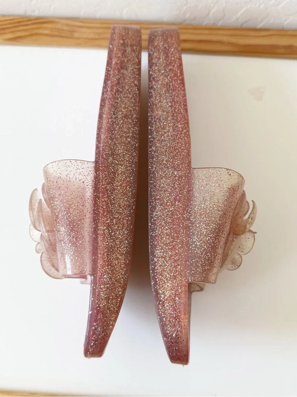 Kate Spade Splash Glitter Jelly Slides